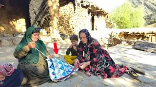 Weaving nomadic handicrafts by Razieh😱💔😍