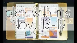 Plan With Me 11/13-19 | Personal Size WO4P