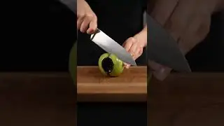 🍏 ASMR: Slicing Obsidian Core and Green Apple - Satisfying Sounds! 🍏