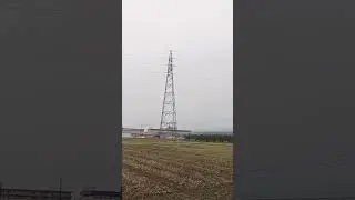 Japanese sky and paddy field on May7.2025