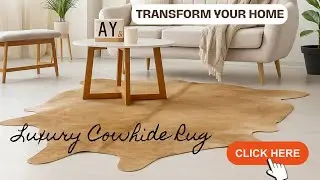 Neutral Elegance: Styling a Light Beige Cowhide Rug in a Modern Minimalist Living Room
