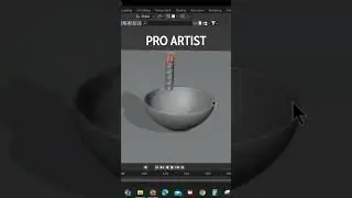 Noob vs Pro artist: Making a bowl of cereal #blendertutorial #blender #blendercommunity #blender3d