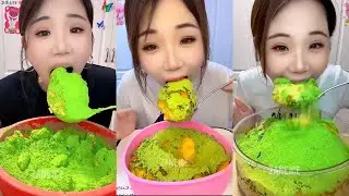 REQUEST|| YY BUCKWHEAT ICE EATING IN ALL FORMS WITH ONLY MATCHA POWDER 