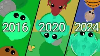 Mope.io Evolution 2016 - 2024 (All Updates)