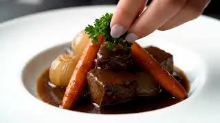 Show-stopping Beef Bourguignon recipe! 🥩 #foodshorts