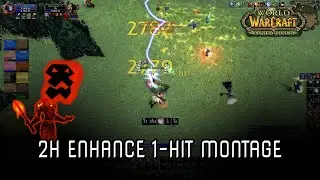 TBC Classic 2H Enhance Shaman PVP | 1-HIT MINI MONTAGE!!