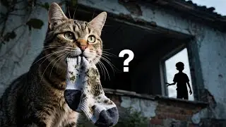 A Cat Kept Bringing Home Dirty Socks &mdash; Its Owner Followed It and Made a Heartbreaking Discovery.