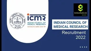 ICMR RECRUITMENT 2022