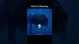 Steve Vs Demodog 😱🤯 - #sigma #edit #trollface #trending #sigmarule #fyp