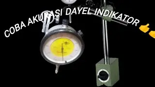 akurasi dial indikator.proses penyenteran as propeller #auto #creative #mechanic