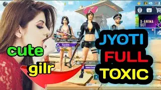 TOXIC CUTE GIRL RANDOM 🔥 || ON FIRE || BGMl cute girl my lobby|| #bgmi #cutegirl  #kattagaming