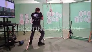 SHOOTING-SOFT TEAM #IPSC training with #iShooter app. With 3 camera - panoramic mode #dryfire