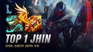Wild Rift JHIN - TOP 1 PROJECT: Jhin S15 Ranked Gameplay + Build