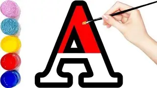 Abc capital letters with song | abcd alphabets | read and write capital letters | learn abc for kids
