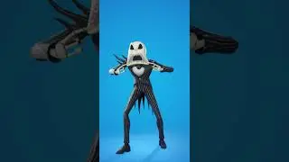 Jack Skellington (Epic) Outfit / Jack's Scary Face (Epic) Emote - Fortnite #shorts #shortsfeed