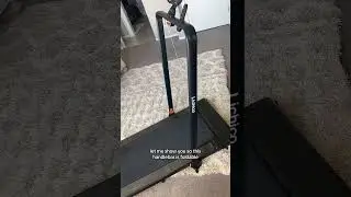 Compact Treadmill with Foldable Handle Bar #hometreadmill