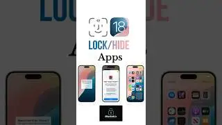 How to Lock Your Apps without using any App,iOS18 Features#appslock #ios18feature #ios18 #iphonetech