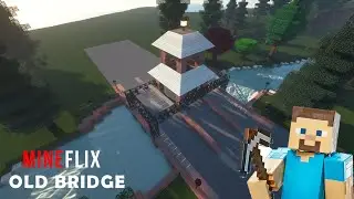 ✅✅Minecraft: How to Build an Old Bridge Tutorial (Easy-Timelapse)#✅✅ [FlixTown#1]