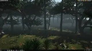 Unreal Engine - Showcasing procedural foliage spawning