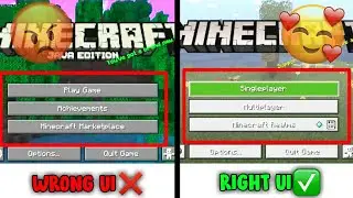 You Are Using Wrong UI 😬 Instantly Use This! (Must Watch) Minecraft PE | Java Ui For MCPE