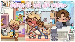 *AESTHETIC* UM DIA INTEIRO COM A GENTE ✨🫧|~Avatar World~|RP 💗