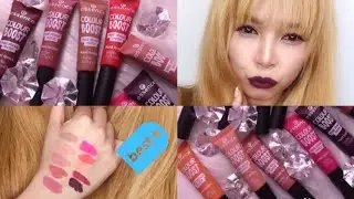 Essence best product matte liquid lipstick review and swatches