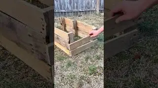 DIY PALLET Raised Garden Bed #diy #garden #diygarden