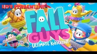 Fallgfuys ultimate knockout LIVE!! Halloween Fallguys! Mesgames and Sophie