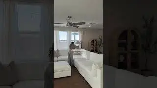 Living room cloud couch reveal!!