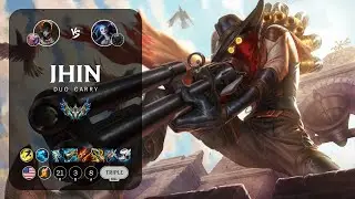 Jhin ADC vs Jinx - NA Challenger Patch 13.9