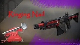 Destiny 2- Ringing Nail! Black Armory Auto Rifle!