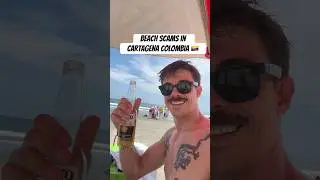 Beach SCAMS in Cartagena Colombia 🇨🇴 #cartagena #travel #travelvlog #scammer