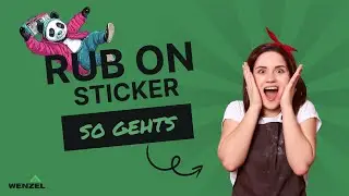 Wie benutzt man die DTF Transfer Druck & Rub-On Sticker von Wenzel: So einfach geht's! Wenzel