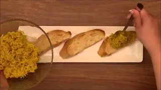 Open Cheese and Herb Maggi Sandwich Recipe in A minute By Quick Food Recipe