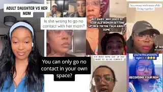 She lives with her mom but wants to go no contact with her 