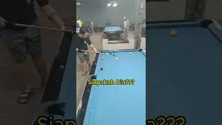 Jump shot Itu Di pukul bukan di Cungkit || Ko James Marshello #shorts #pool #billiards