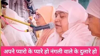 अपने प्यारो के प्यारे हो नंगली वाले के दुलारे हो🤗 By:- Shri Anju Baiji