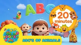 ABC’s of Animals 🐾 | Alphabet Learning & Songs for Kids #abcd  #animalsongs