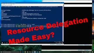 Windows Server Resource Based Delegation with Mixed Object Types