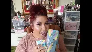 TOO FACED UNICORN TEARS COLLECTION TUTORIAL/REVIEW