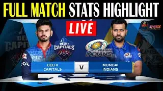 MI vs DC IPL 2020 FINAL |  FULL MATCH STATS HIGHLIGHT|  LIVE
