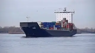 Hamburg: Blankenese, Elbufer, Schiffe - Full HD VideobildFilm