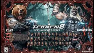 TEKKEN 8 - KUMA VS ARMOR KING (ULTRA HARD) - TEKKEN 8  - 1080p 60FPS Gameplay