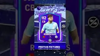 112 OVR RUBEN DIAS Unlocked #fc24 #fc25 #fcmobile #foryou #gaming #fcf #fcseries #fcf #fcevolution