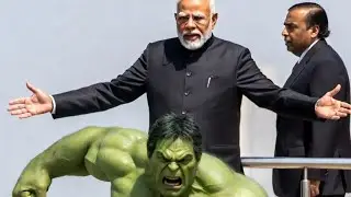 Pagal hulk vs narendra modi (💯🤟 fna9la) song Hollywood never viral #facts #avengers 