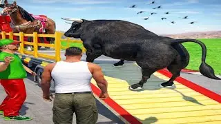 Animal Transport Truck Simulator Drive Games|| Farm Animals Transport Cargo Trucks💫 Games Videos
