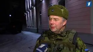 На Тоомпеа прошли совместные учения ополчения и полиции