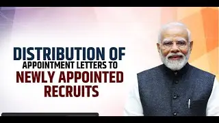 LIVE: PM Narendra Modi distributes over 71,000 appointment letters to newly appointed recruits