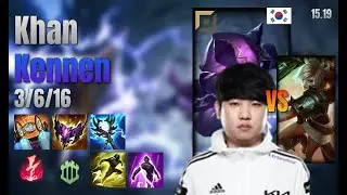 Khan Top Kennen vs Riven lol KR solo rank Full Game 15.19 | 칸 케넨 vs 리븐