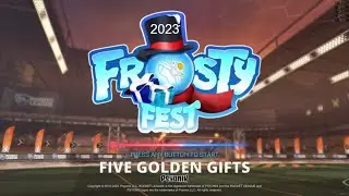 Rocket League Frosty Fest 23 Golden Gifts Opening #frostyfest